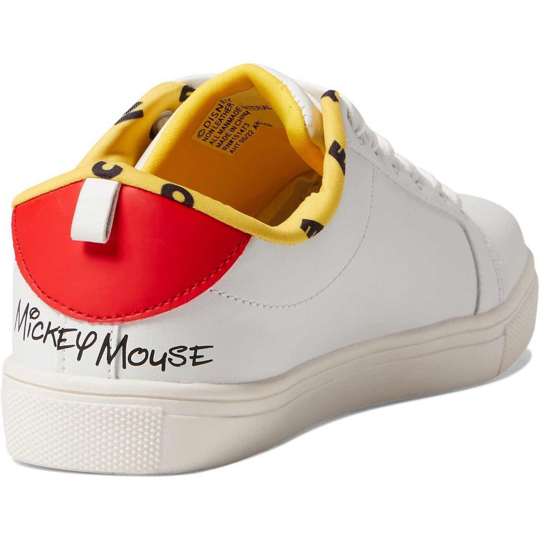 Mickey Mouse Word Scramble Men's Court Sneakers